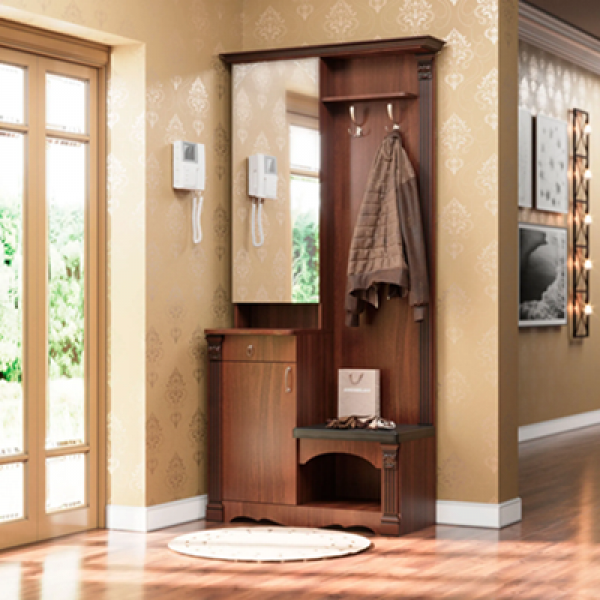 Прихожая Саша-15 Орех Экко (Фант Мебель) в Луганске, ЛНР